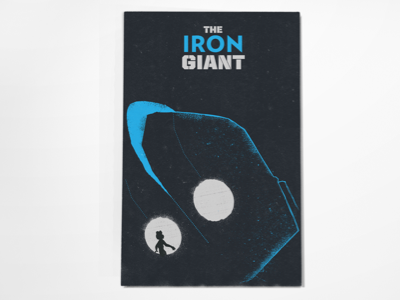 The Iron Giant illustration poster print
