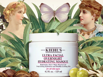Selected Night Agency Kiehl's Ad ad collage illustration kiehls product