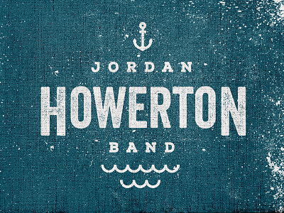 Jordan Howerton Band anchor band nautical nexa ocean sailing sea slab texture type vintage waves