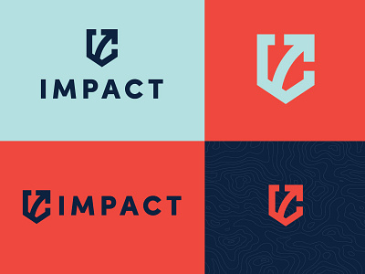 Impact Branding arrow badge branding crest icon logo ministry missions youth