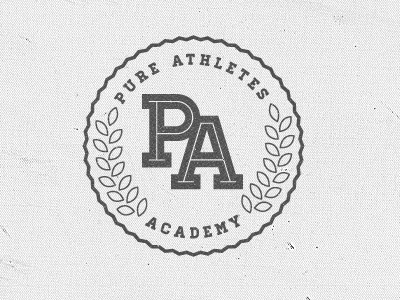 Pure Athletesv1 crest homestead logo lost type texture