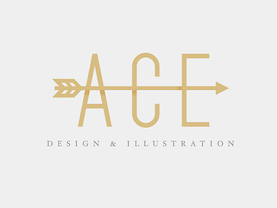 Ace Logo ace arrow logo monogram self