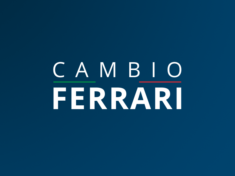 Cambio Ferrari brand branding car ecommerce ferrari logo parts ui website