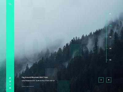 Fog Gallery concept download free full screen pexels slideshow trend ui ux