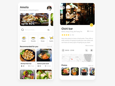 Food Delivery App - Concept design ui ux