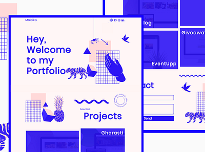 My new Portfolio Design branding design portfolio web design webdesign website