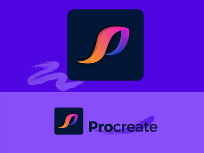 Procreate logo Redesign