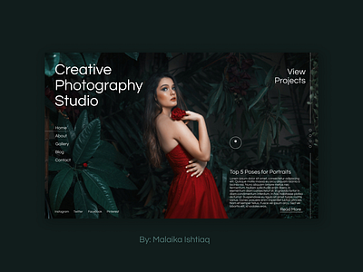 Photography Studio Website Design