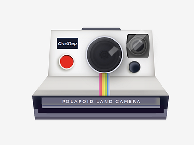 Retro Polaroid Camera camera css design illustration oldschool polaroid