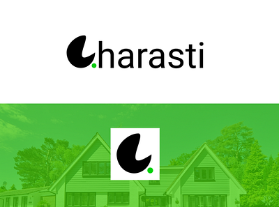 Gharasti Property Real Estate Website Logo Design branding logo logodesign webdesign website