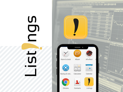 Listings Classified Website Logo and App Icon