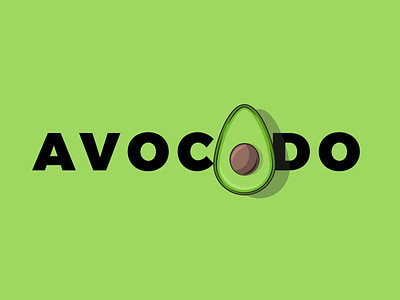 Avocado design illustration vector