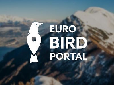 Euro Bird Portal bird birdwatch birdwatching euro euro bird portal europe logo marker pin symbol logo topxel