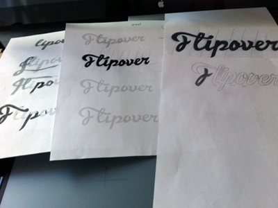 Part of my process custom type flipover font hand drawn identity lettering logo logotype script type