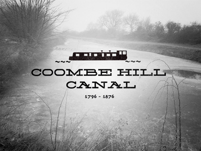 Coombe Hill Canal, Gloucestershire boat canal coombe frozen logo playoff water