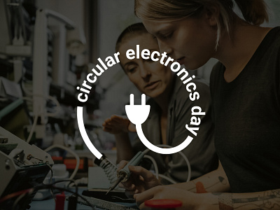 Logo Circular Electronics Day branding design logo logodesign logotype visual identity