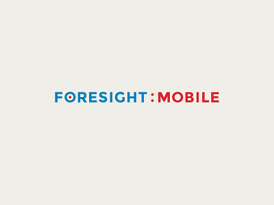 Foresight Mobile Logo Design brand styling branding icon identity logo rebrand refresh typography