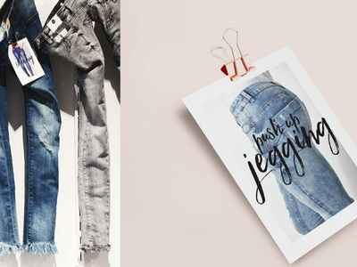 NEWS Jeans brand styling branding corporate branding promotional design typography