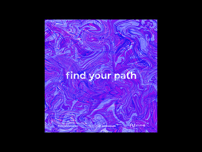 Find Your Path abstract ace2ace ace2ace studio baugasm design digital gradient graphic design path purple
