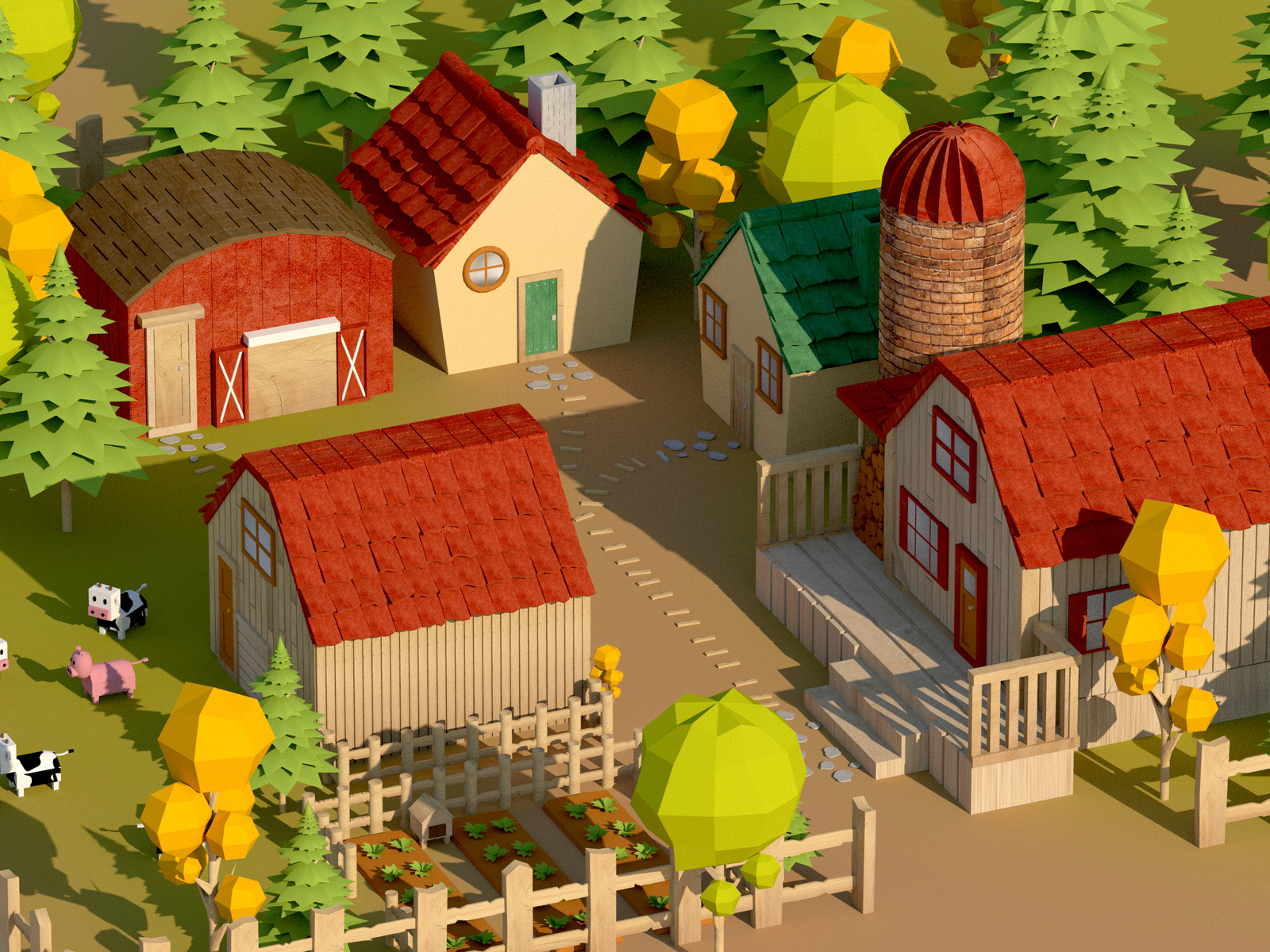 Stardew Valley (3D Fan Art) by Ace2Ace Studio on Dribbble