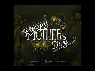 Happy Mother's Day! ace2ace ace2ace studio design flower illustration lettering mother motherhood mothers mothersday typography vector
