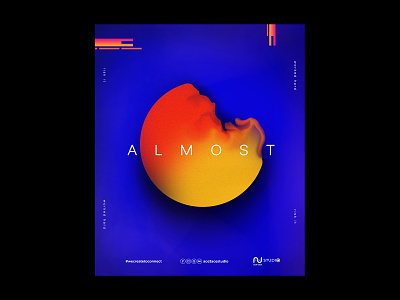 A L M O S T abstract ace2ace ace2ace studio almost baugasm blue design gradient orange vector yellow