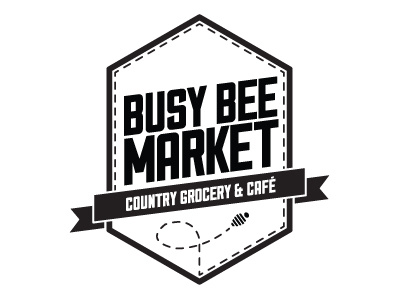 Busy Bee Market - Concept bee busy cafe country grocery lakeside market