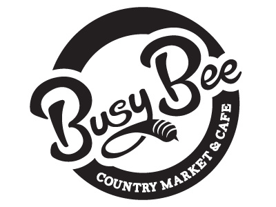 Busy Bee Market - Concept bee busy cafe country grocery lakeside market
