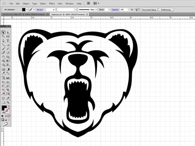 Da Bears bear grizzly logo