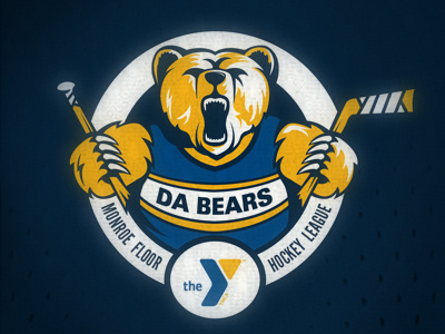 Da Bears - Final bear bears claws ditka grizzly hockey league logo sports sweater team ymca