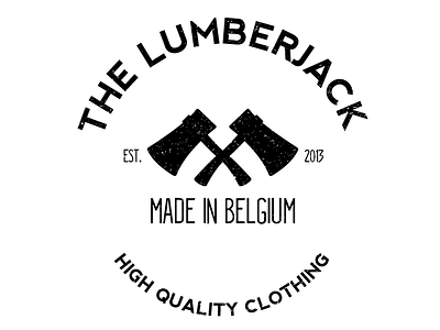 The Lumberjack branding crest icon logo lumberjack picture profile project the typography