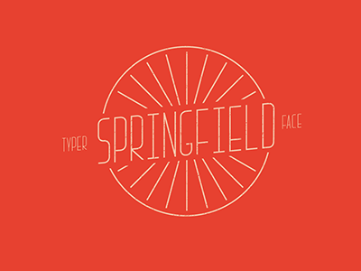Springfield [WIP] font retro typerface typography vintage wip
