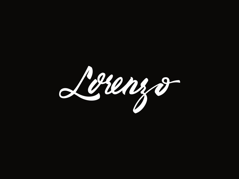 Personal lettering by Lorenzo Natale on Dribbble