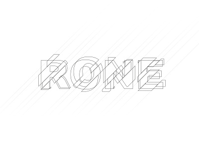 Rone typography custom lettering logo logotype type typography
