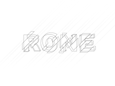 Rone typography