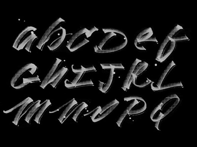 Brush Pen training art brush calligraphy custom handlettering lettering pen type typerface typography