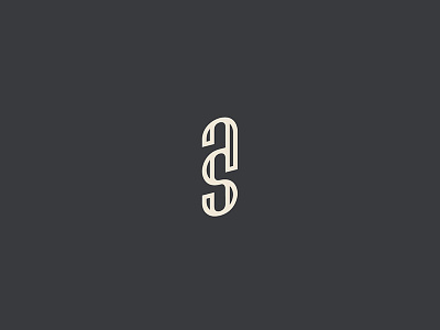 AS Monogram brand branding logo logotype monogram type typography