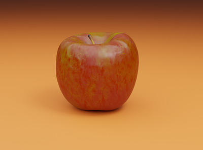 An apple 3d apple blender graphic tutorial