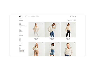 Miss. | E-commerce website