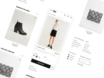 Miss. | E-commerce website branding design ecommerce inspiration interface minimal mobile design online shop online store ui ui ux uidesign uiux uxdesign webdesign