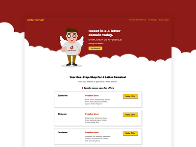 4LD Homepage Design branding cartoon cartoon character cartoon design cartoonish character design guy illustration person ui user interface ux vector web web design website