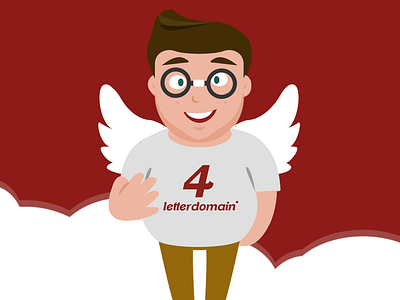 4LD Hero Illustration branding cartoon cartoon character cartoon design cartooning cartoonish character design design art guy illustration person vector wings