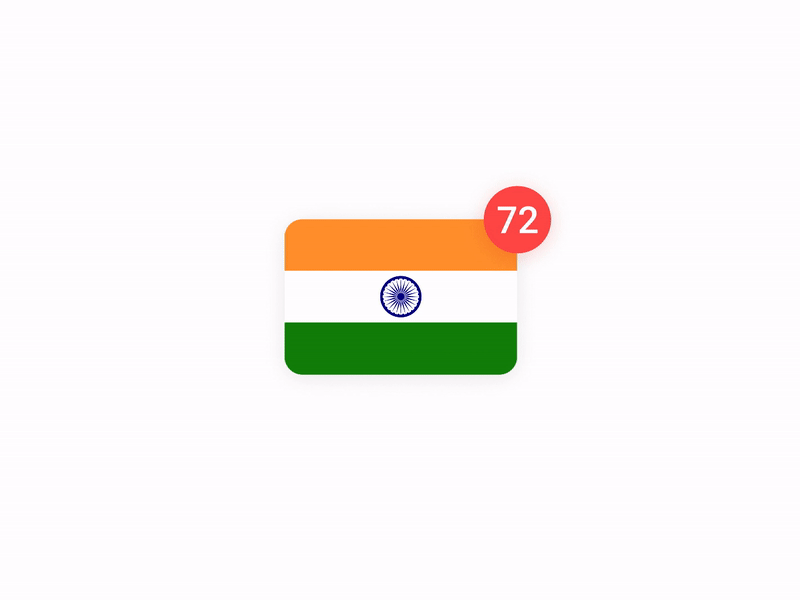Happy 72nd Republic Day! 🇮🇳 design flag india indian flag republic republic day ui ui design