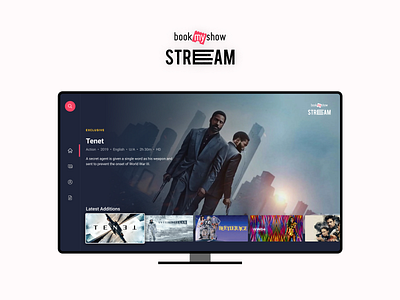 Movie rental & streaming TV app | BookMyShow Stream blur bookmyshow design movie app movies smart home stream streaming app streaming online ticket app tv tv app tv design ui ui design