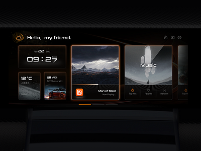 Car UI exploration ui 设计