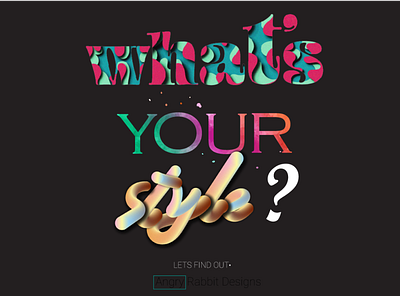 what's your style design illustration illustrator typography vector