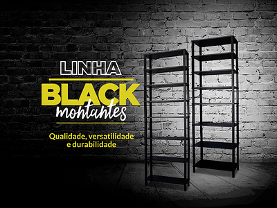 Black Montantes campanha marketing site