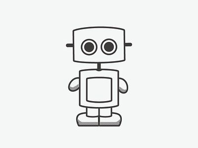 Gertbot bot cute illustration robot robotodex