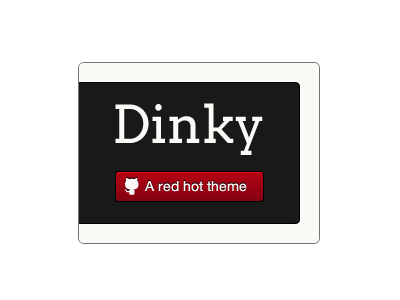 Thumbnail for my Dinky theme buttons github red theme thumbnail
