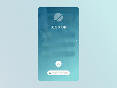 DailyUI #001 - Sign Up page